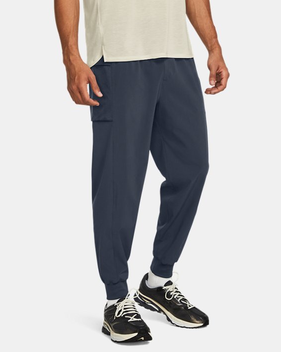 Men's UA Launch Trail Pants in Gray image number 0